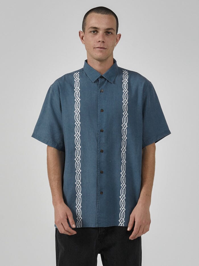 Vacation Dreams Short Sleeve Shirt - Uniform Blue