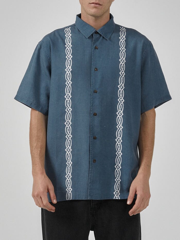 Vacation Dreams Short Sleeve Shirt - Uniform Blue