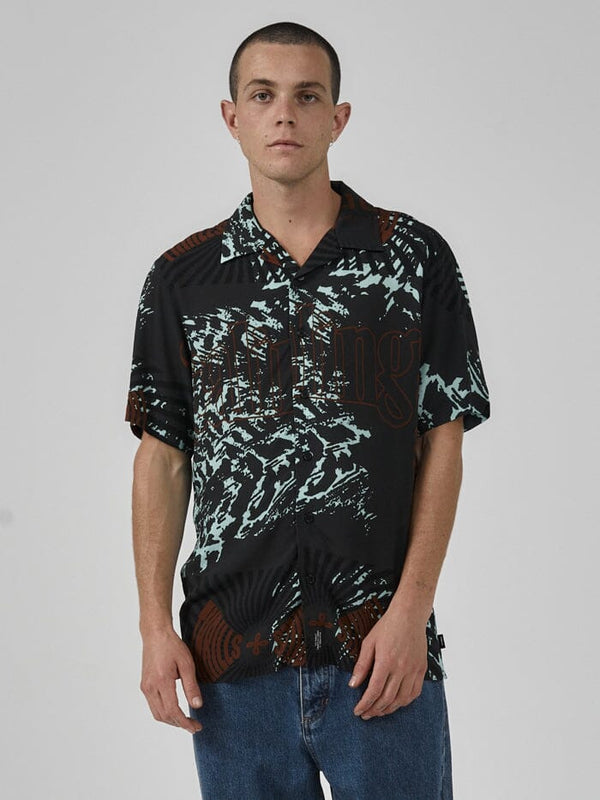 Primal Dimensions Bowling Shirt - Black