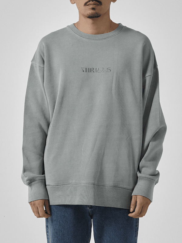 Enlightenment Embro Slouch Crew Fleece - Sea Glass