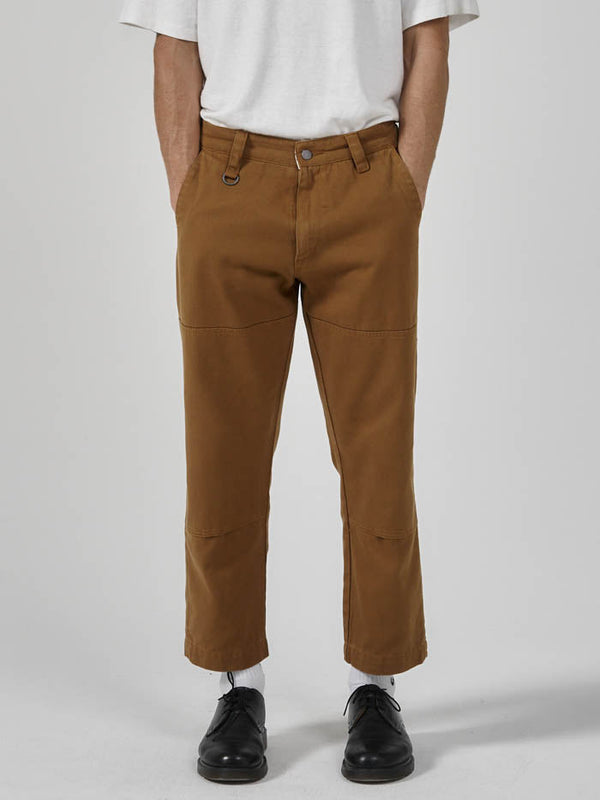 Thrills Union Work Panel Pant - Tobacco