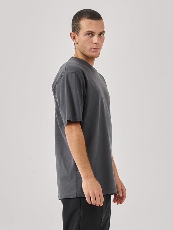 Two Minds Oversize Fit Tee - Dark Charcoal