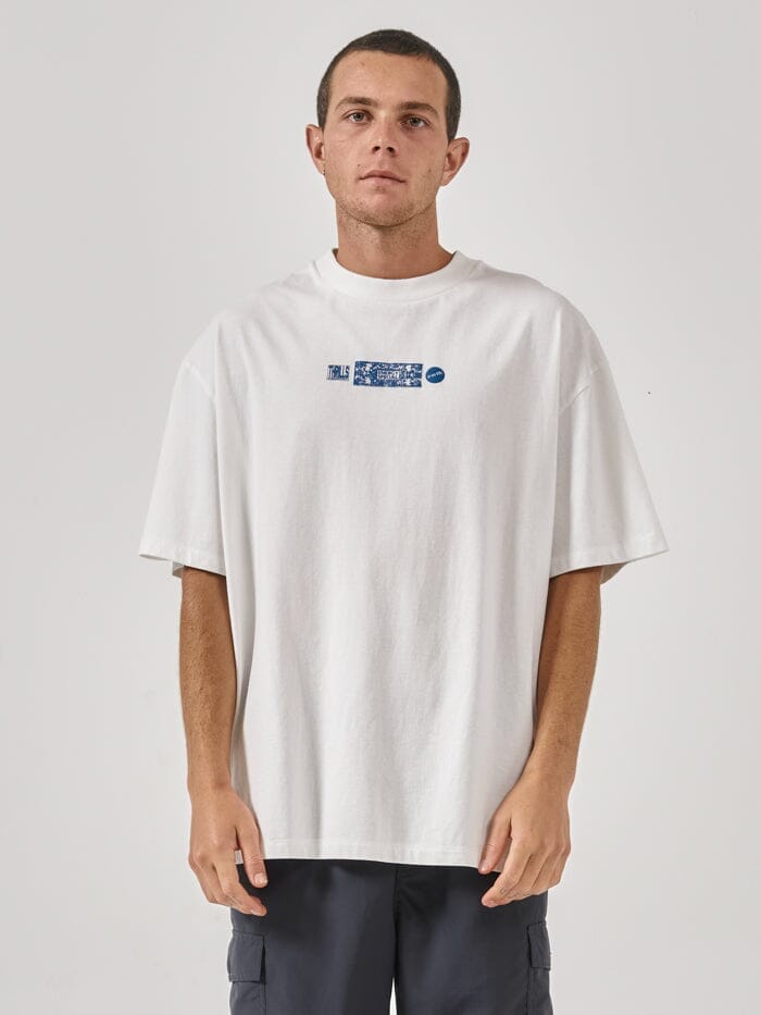 Energy Special Box Fit Oversize Tee - Dirty White