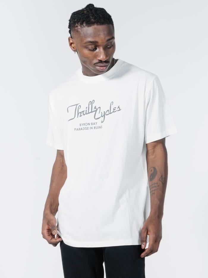 Paradise In Ruins Merch Fit Tee - Dirty White