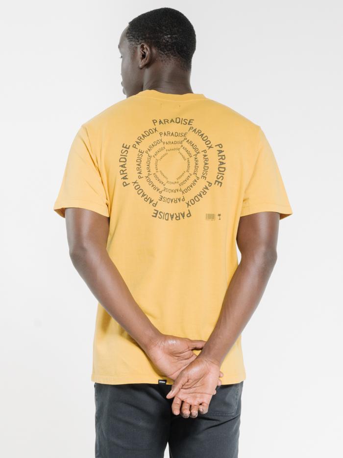 Paradise Paradox Merch Fit Tee - Mineral Yellow