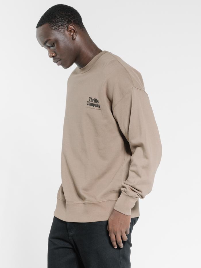 Company Pinline Stack Slouch Fit Crew - Desert
