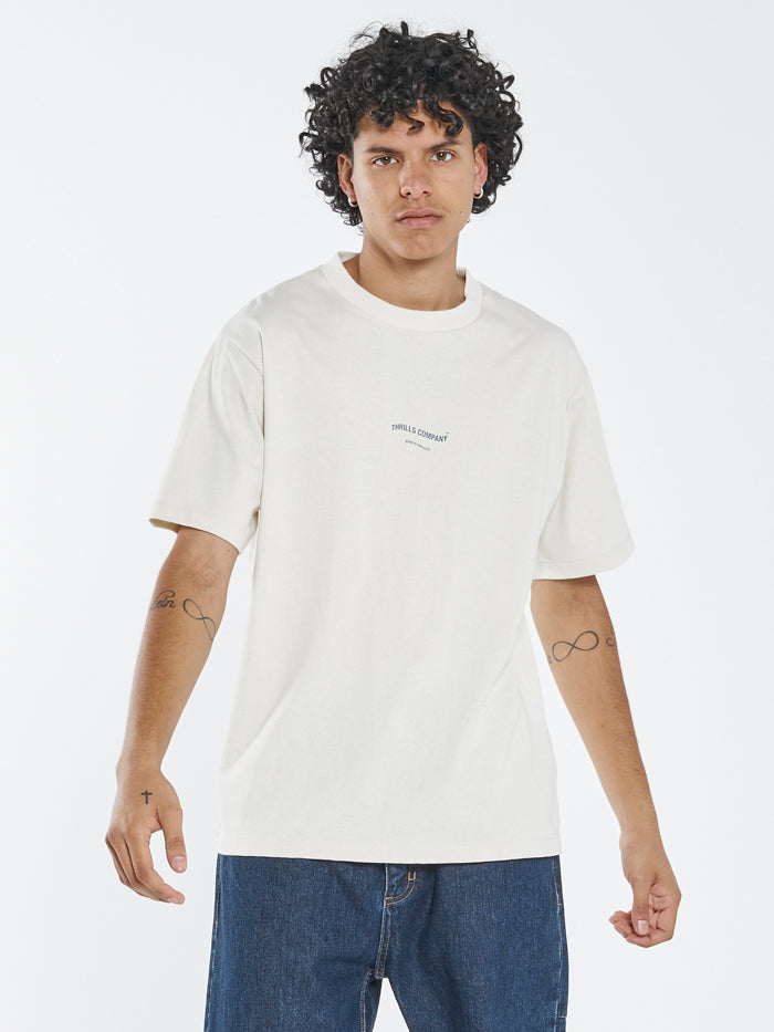 Stamp Wave Merch Fit Tee - Heritage White – Thrills Co USA