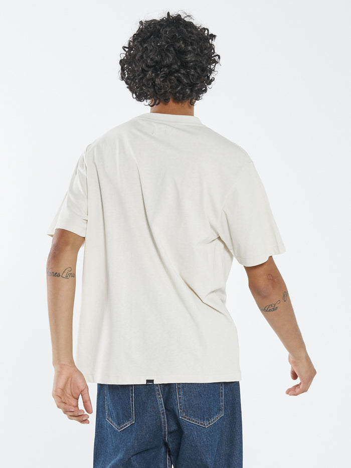 Stamp Wave Merch Fit Tee - Heritage White