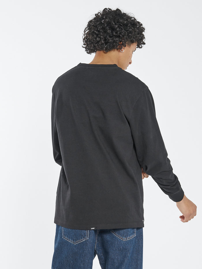 Turbulent Merch Fit Long Sleeve Tee - Black