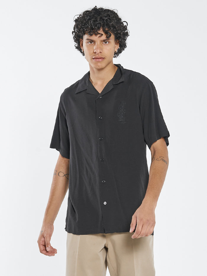 Unprepared Bowling Shirt - Black