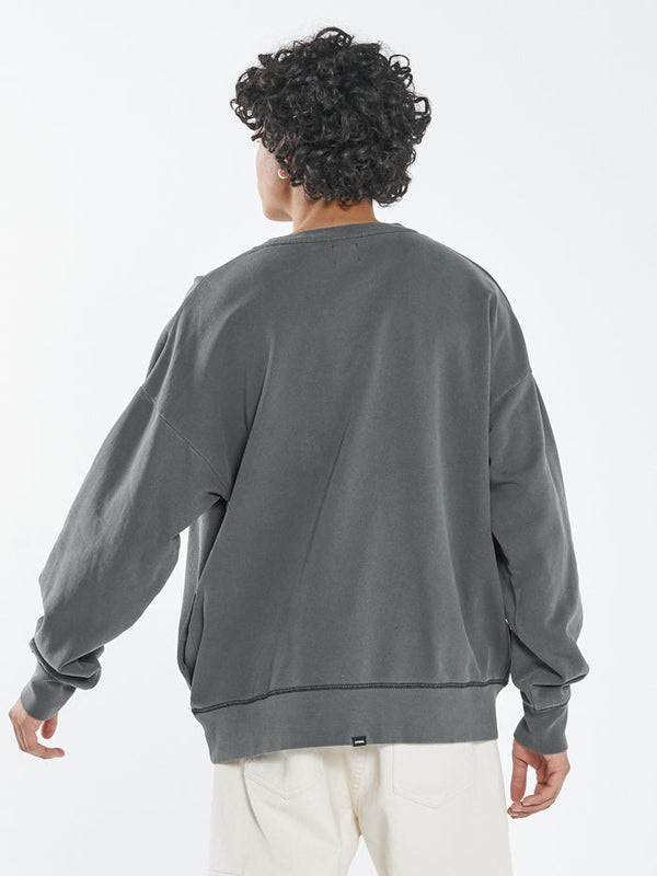 Eternal Flight Slouch Crew Fleece - Merch Black