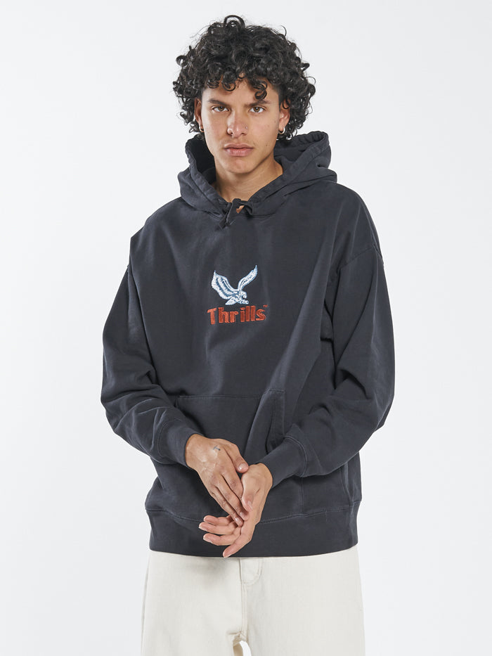 Not Forgotten Slouch Pull On Hood - Twilight Black