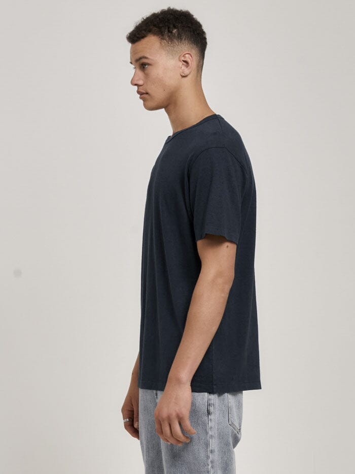 Hemp Thrills Embro Merch Fit Tee - Petrol