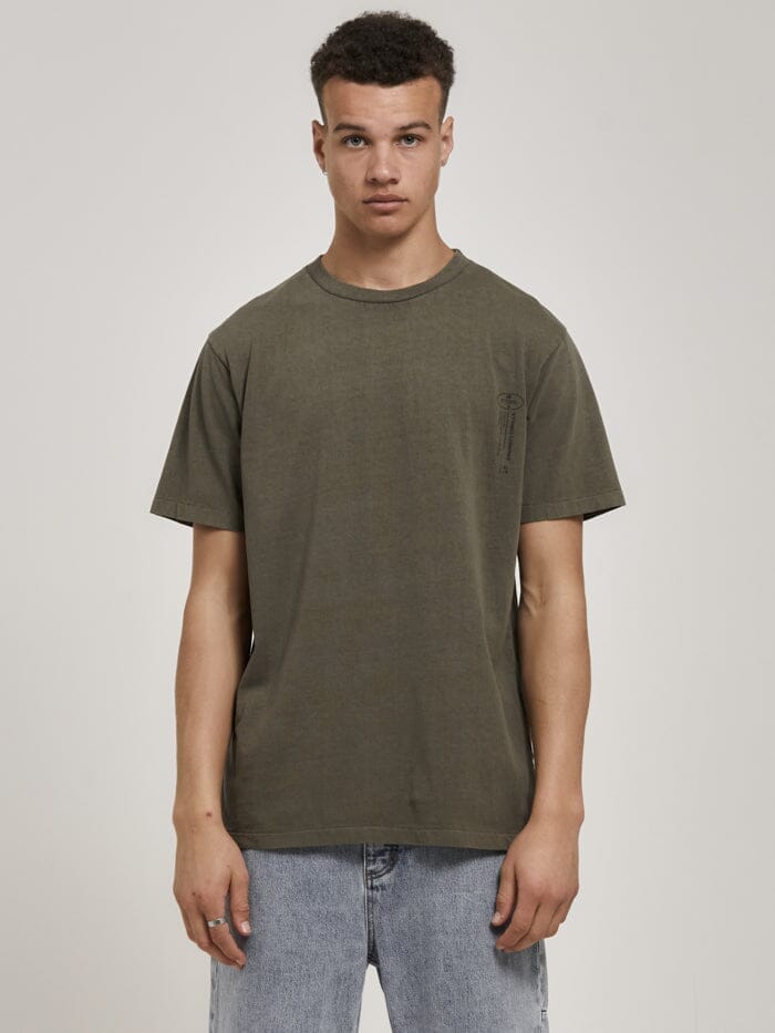 Dog Tag Merch Fit Tee - Tarmac