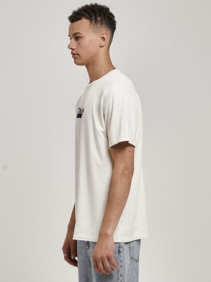 Hemp Progression Merch Fit Tee - Heritage White