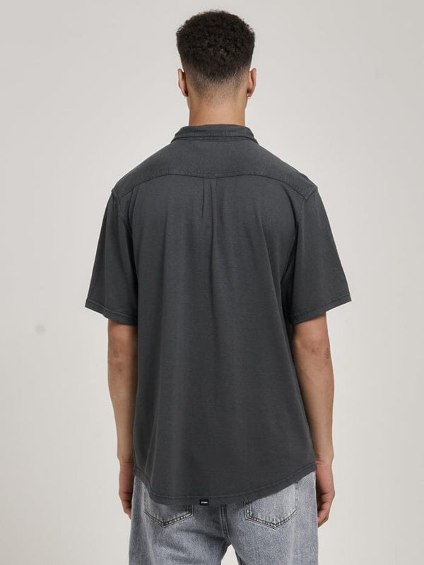 Hemp Thrills Oversized Short Sleeve Jersey Shirt - Petrol