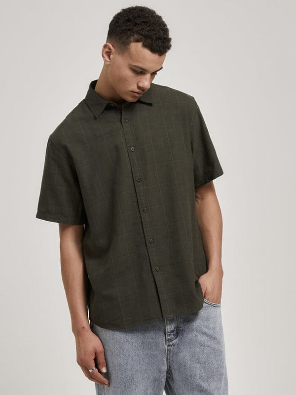 The Promised Land Short Sleeve Shirt - Army Green