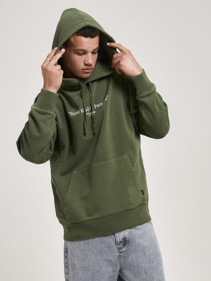 Some Kind Of Paradise Slouch Pull On Hood - Kiwi Green