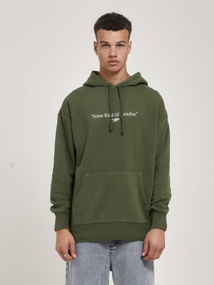Some Kind Of Paradise Slouch Pull On Hood - Kiwi Green