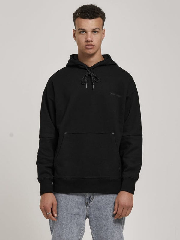 Underground Slouch Pull On Hood - Black