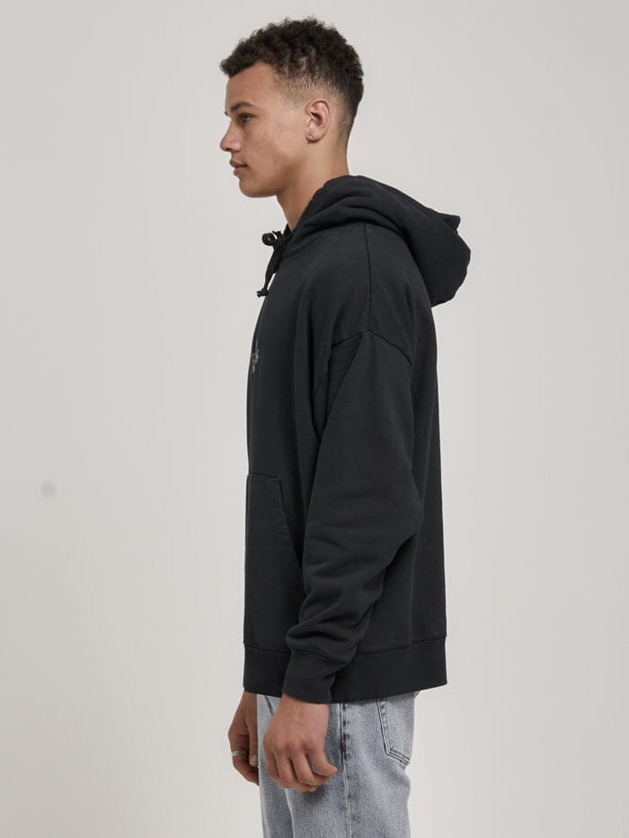 Chrome Smith Slouch Pull On Hood - Twilight Black