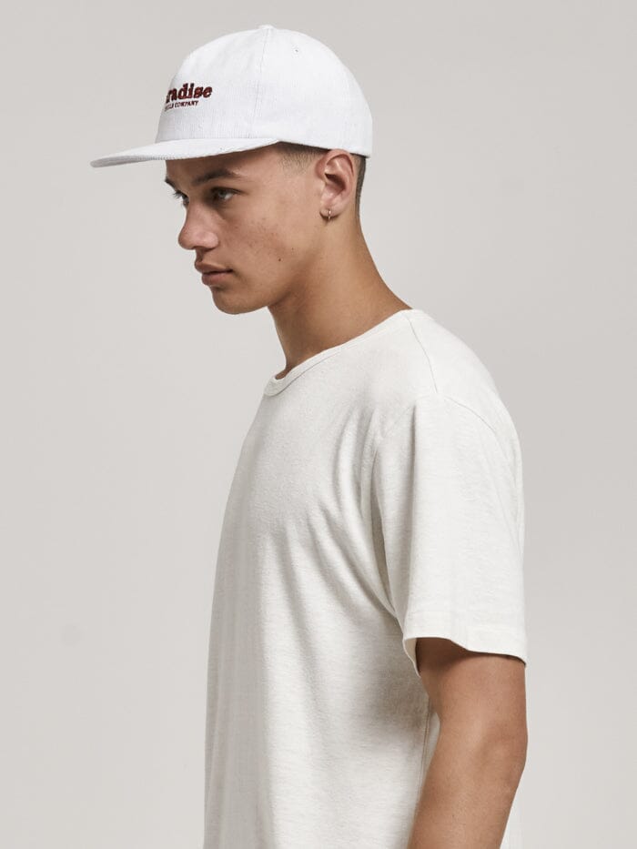 King Of Paradise 5 Panel Cap - White