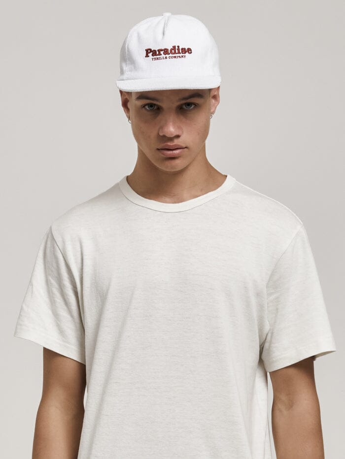 King Of Paradise 5 Panel Cap - White