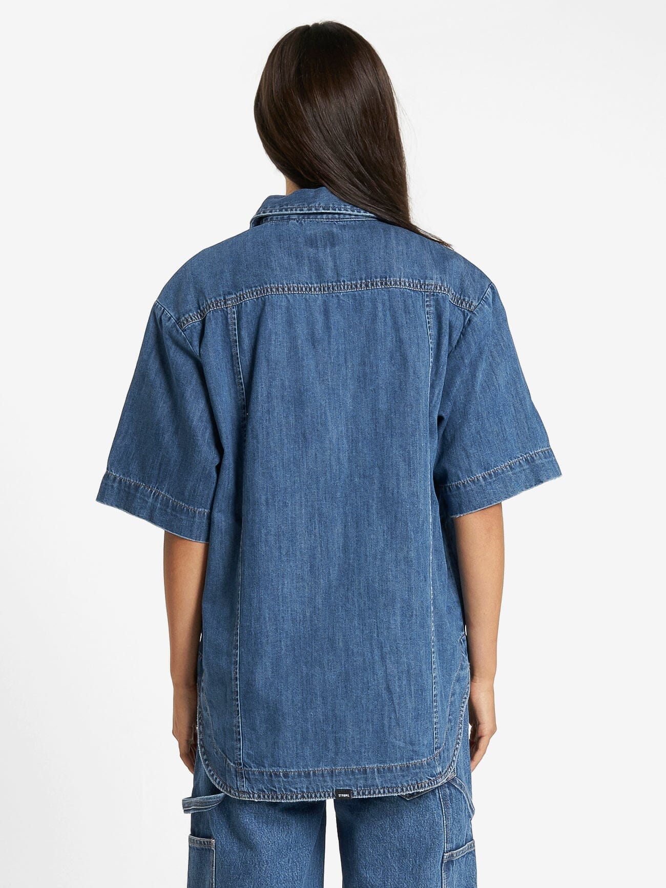 Louise Denim Shirt - Rinsed Blue