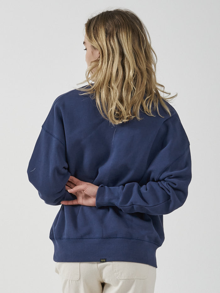 Hard Yakka x Thrills Slouch Crew - Yakka Blue