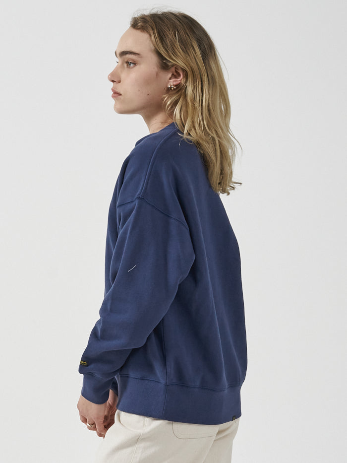 Hard Yakka x Thrills Slouch Crew - Yakka Blue