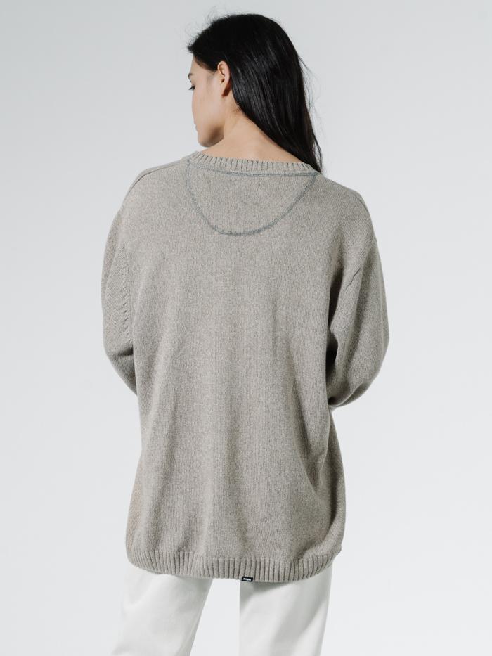 Mellow Slouch Knit - Oat Marle