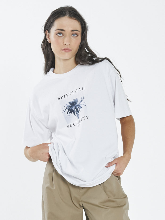 Spiritual Security Merch Fit Tee - White