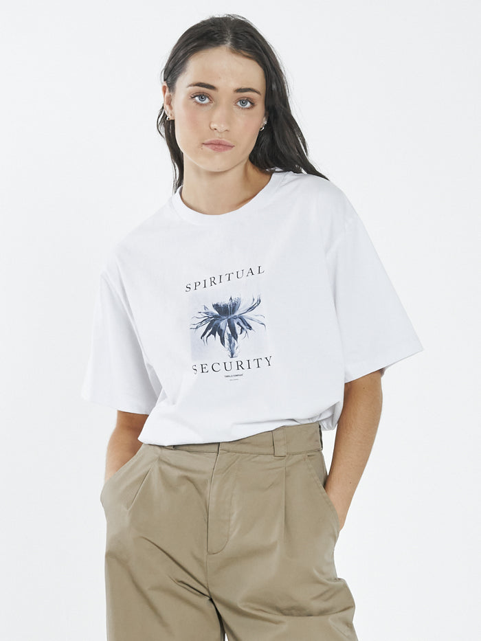 Spiritual Security Merch Fit Tee - White