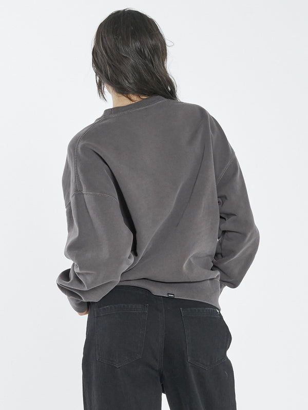 Paradise Crest Slouch Crew - Plum