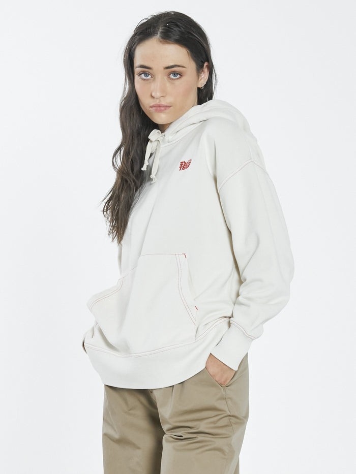 Infinite Thrills Slouch Hood - Heritage White