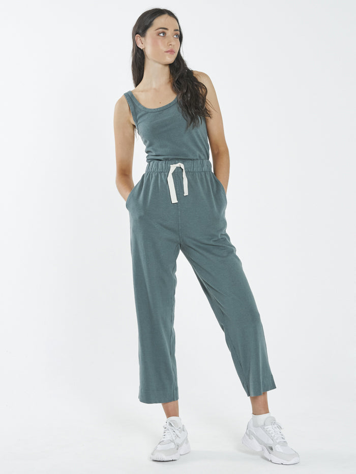 Hemp Heavyweight Retro Tank - Vintage Teal