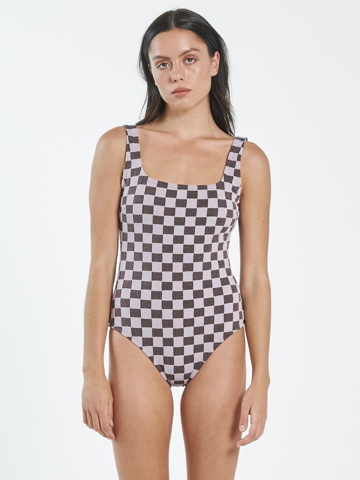 Aalto Rib One Piece - Washed Cocoa