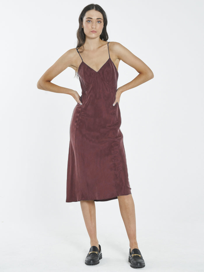 Chelsea Slip Dress - Blood Red