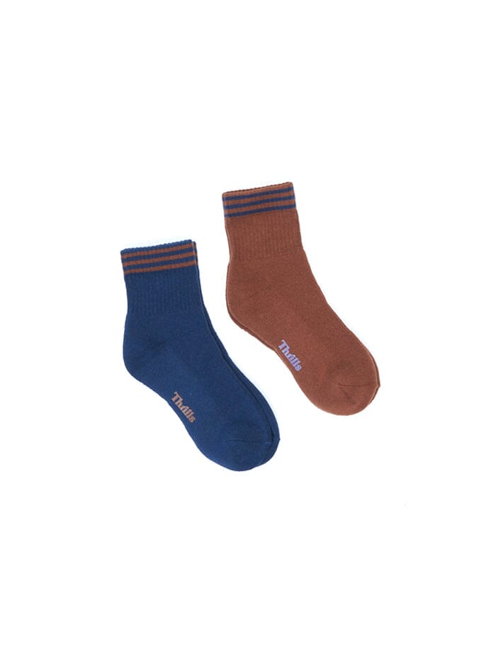 Revel 2 Pack Sock - Mood Indigo - Tortoise Shell