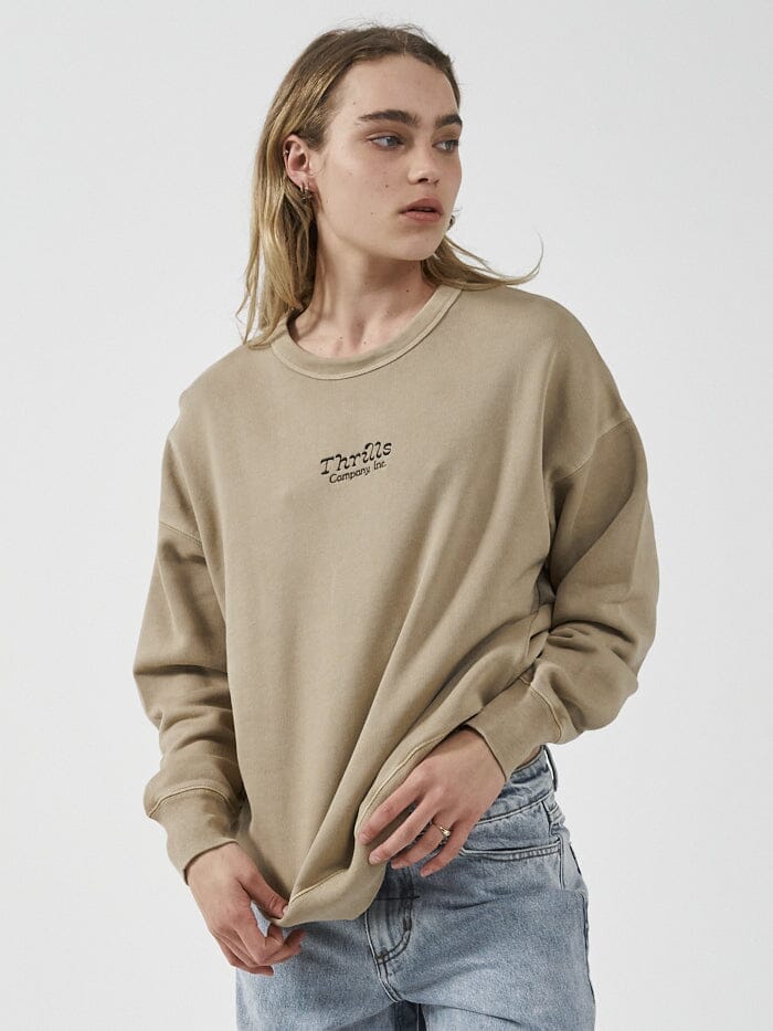 Intuition Slouch Crew - Faded Khaki