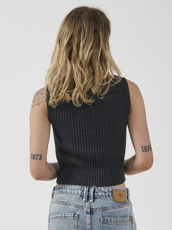 Maya Knit Tank - Black