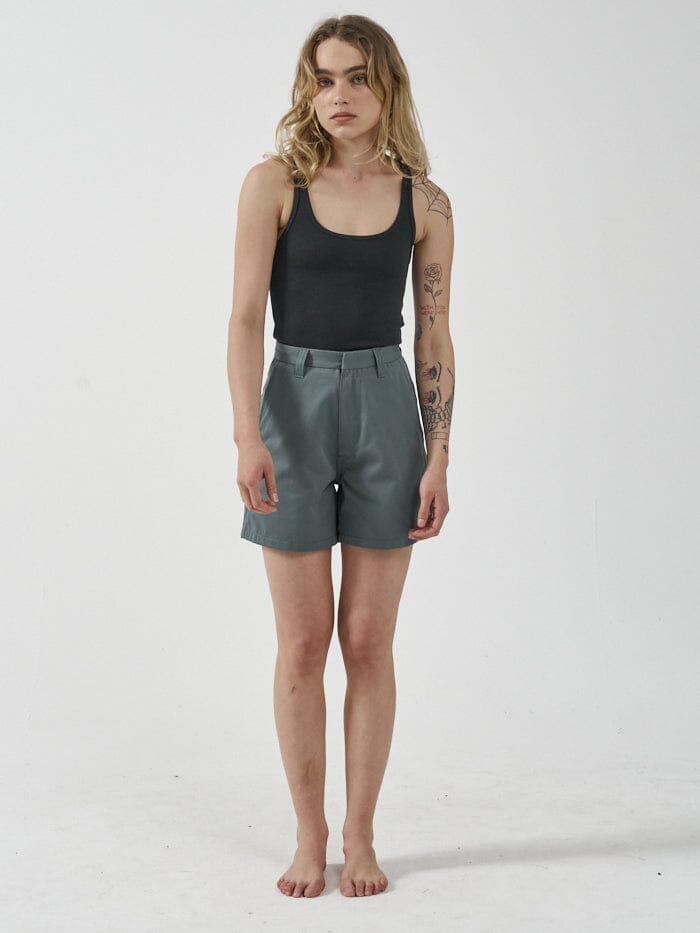 Green chino sale shorts womens