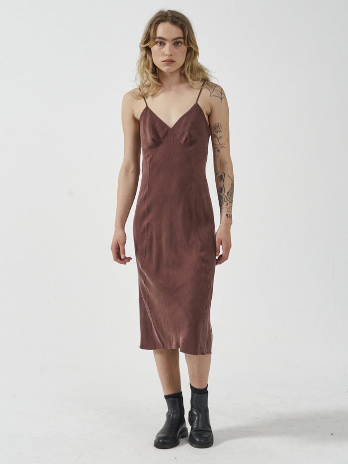 Chelsea Slip Dress - Port