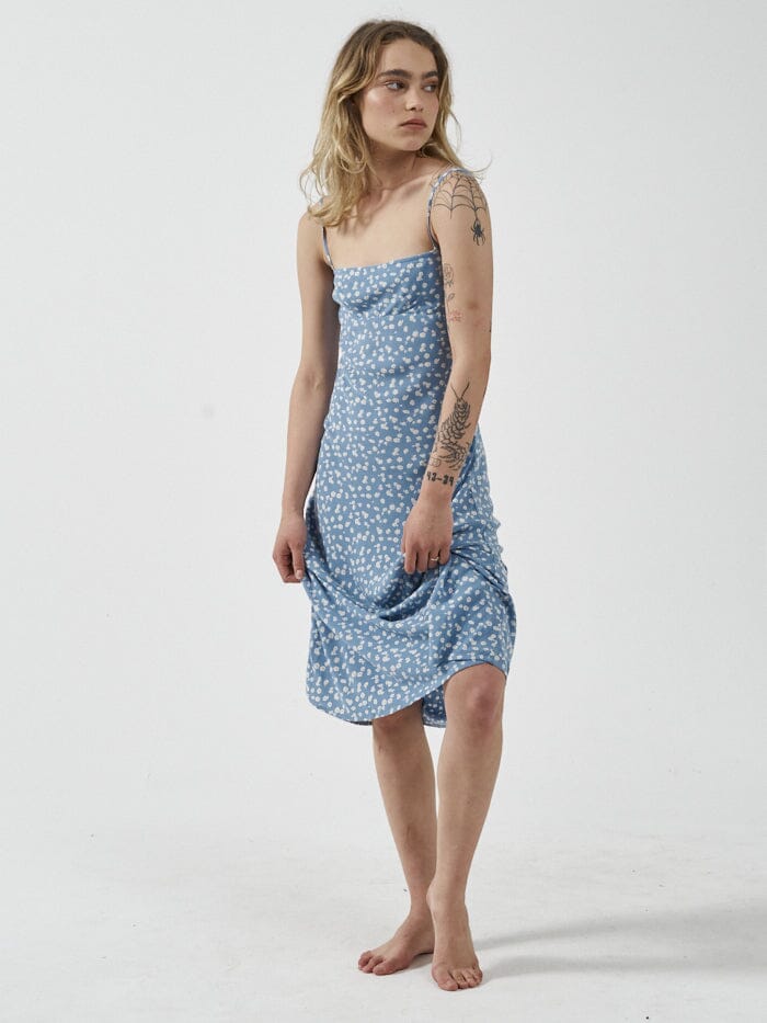 Aster Mid Length Dress - Powder Blue
