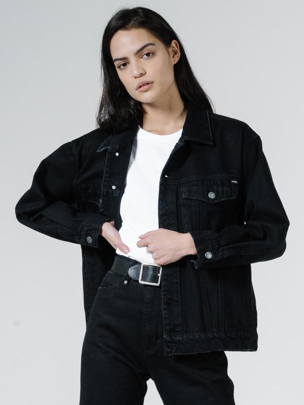 Madi Jacket - Black Rinse