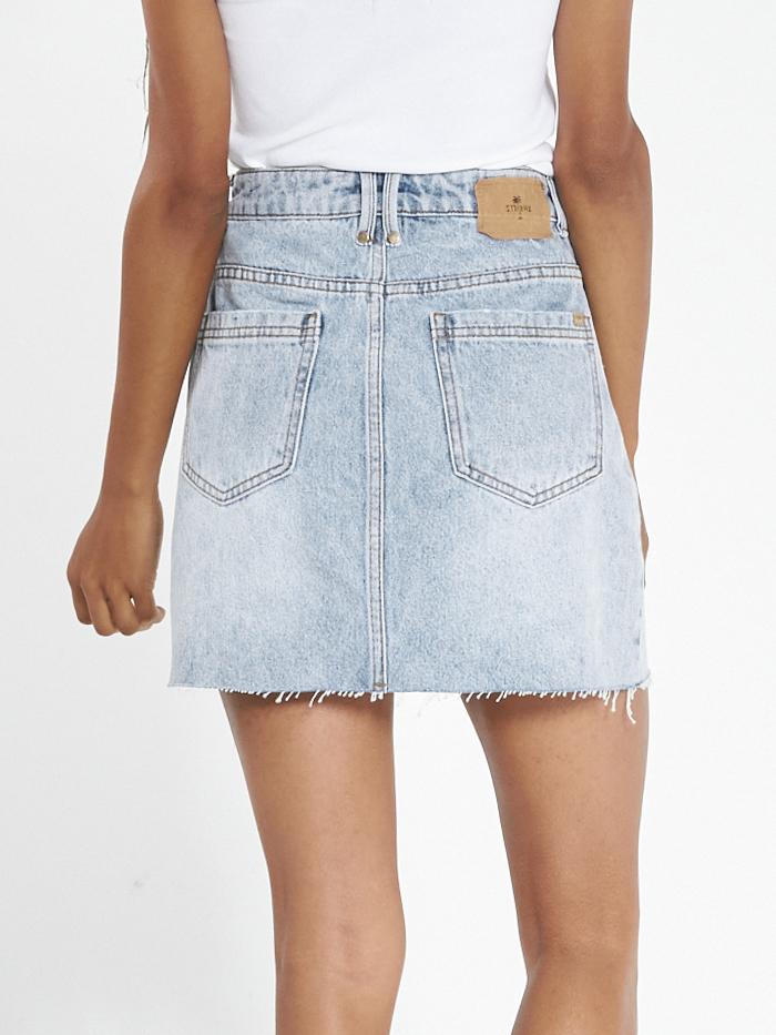 Leni Skirt - Aged Blue