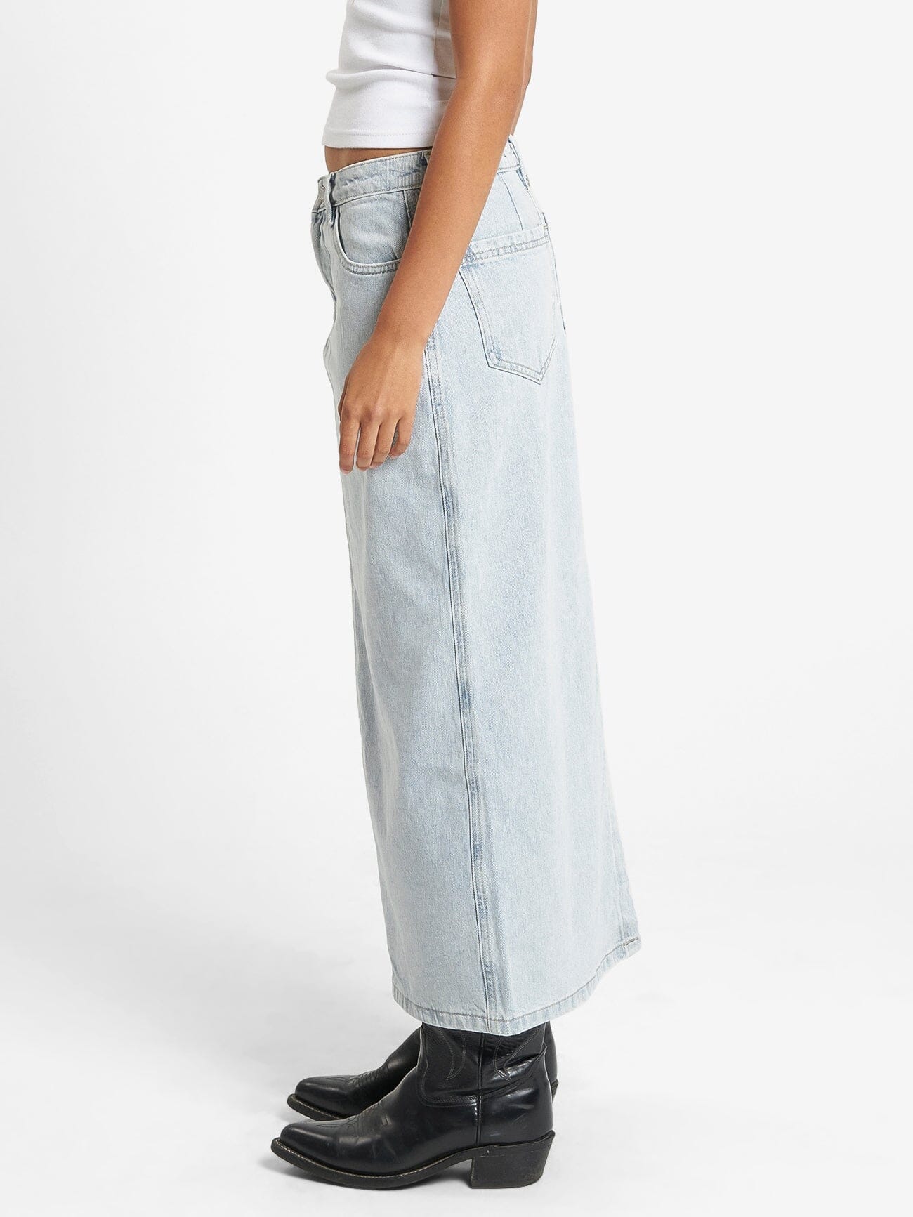 Frankie Skirt - Faded Dust Blue