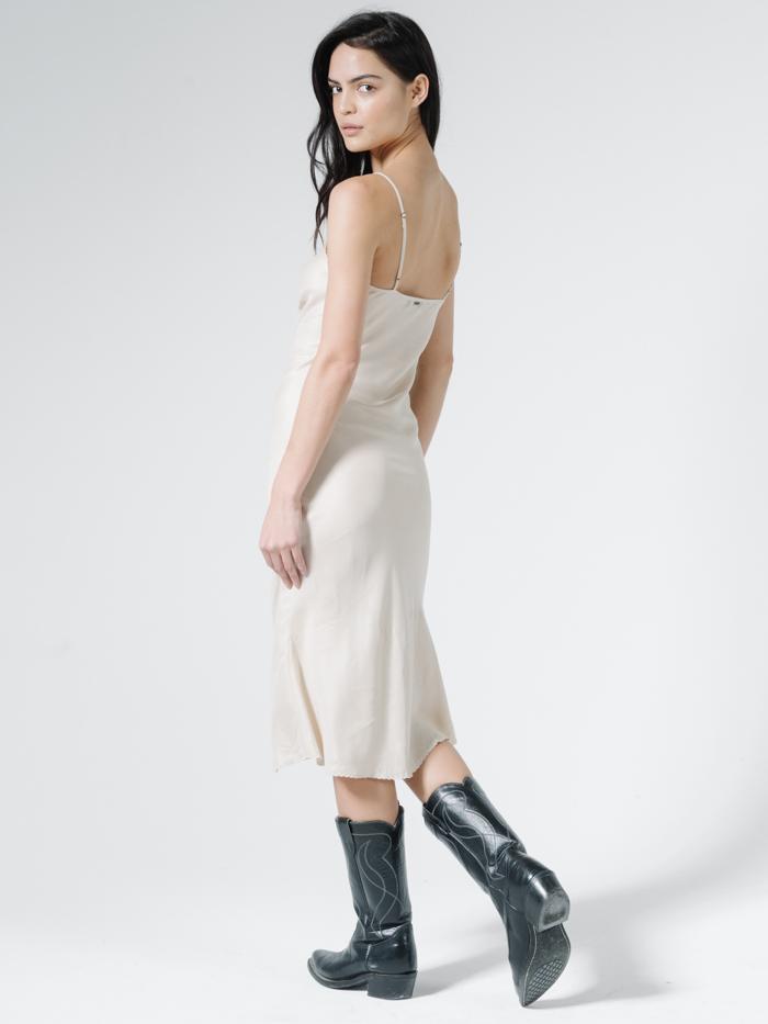 Estate Midi Slip Dress - Vintage Bone