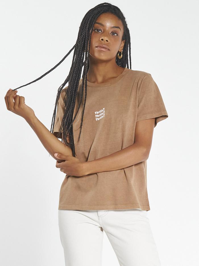 Thrills Unlimited Relaxed Tee - Tobacco
