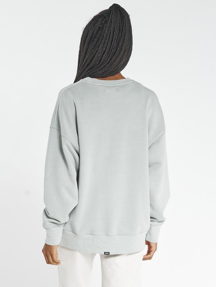 Minimal Thrills Slouch Crew - Eucalyptus